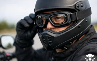 Motorcycle Goggles Over Glasses That Work