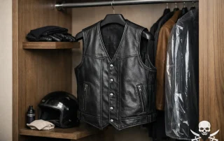 How to Store a Biker Leather Vest Safely