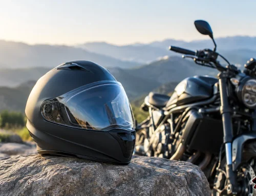 Motorcycle Helmets Built for Less Bulk