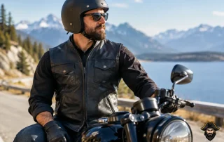 Are Leather Vests Warm Enough for Motorcycle Rides?